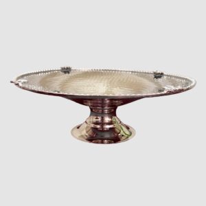 Jawhara  Silver Round Deep Serving Dish - Image 2
