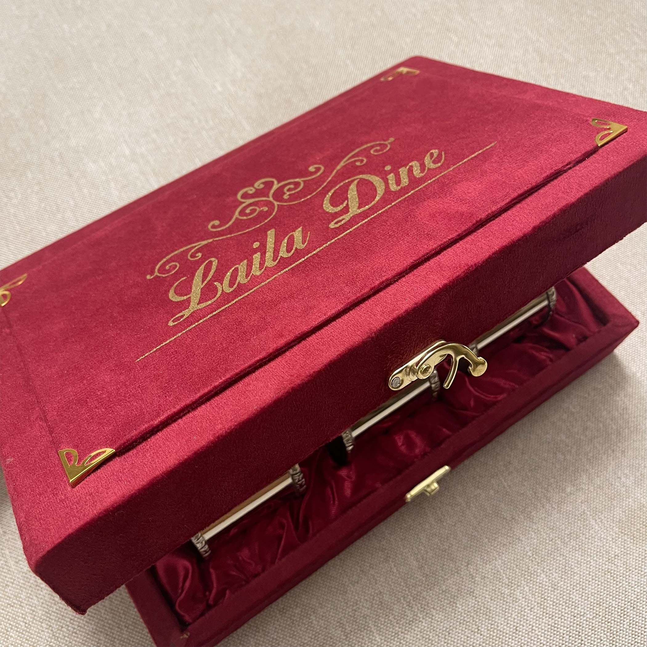 Silver Napkin Rings Set with Box