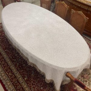 Greyish Arabic Letters Tablecloth - Image 4