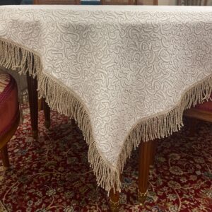 Greyish Arabic Letters Tablecloth - Image 5