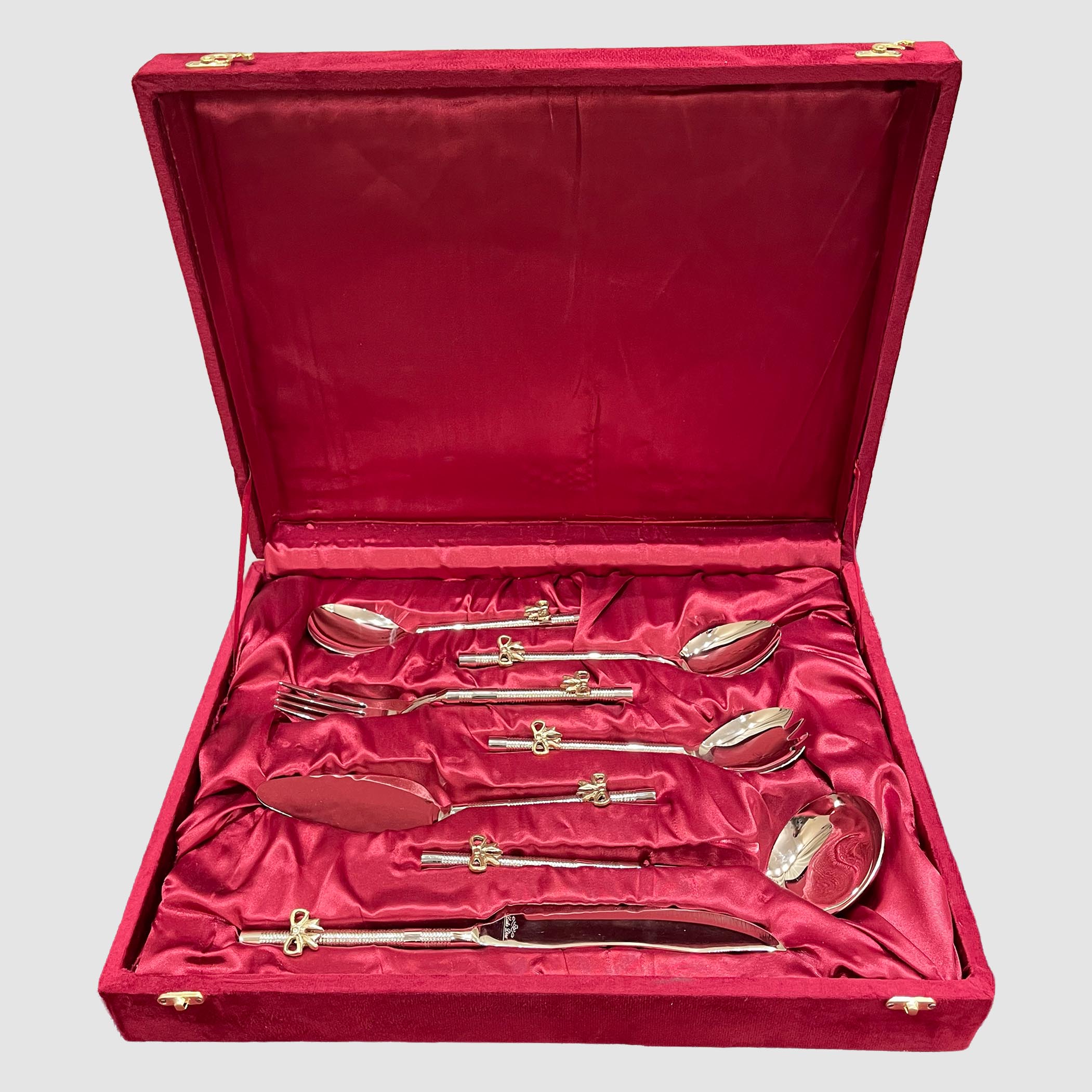 Bow Cutlery Serving Tools Set With Box