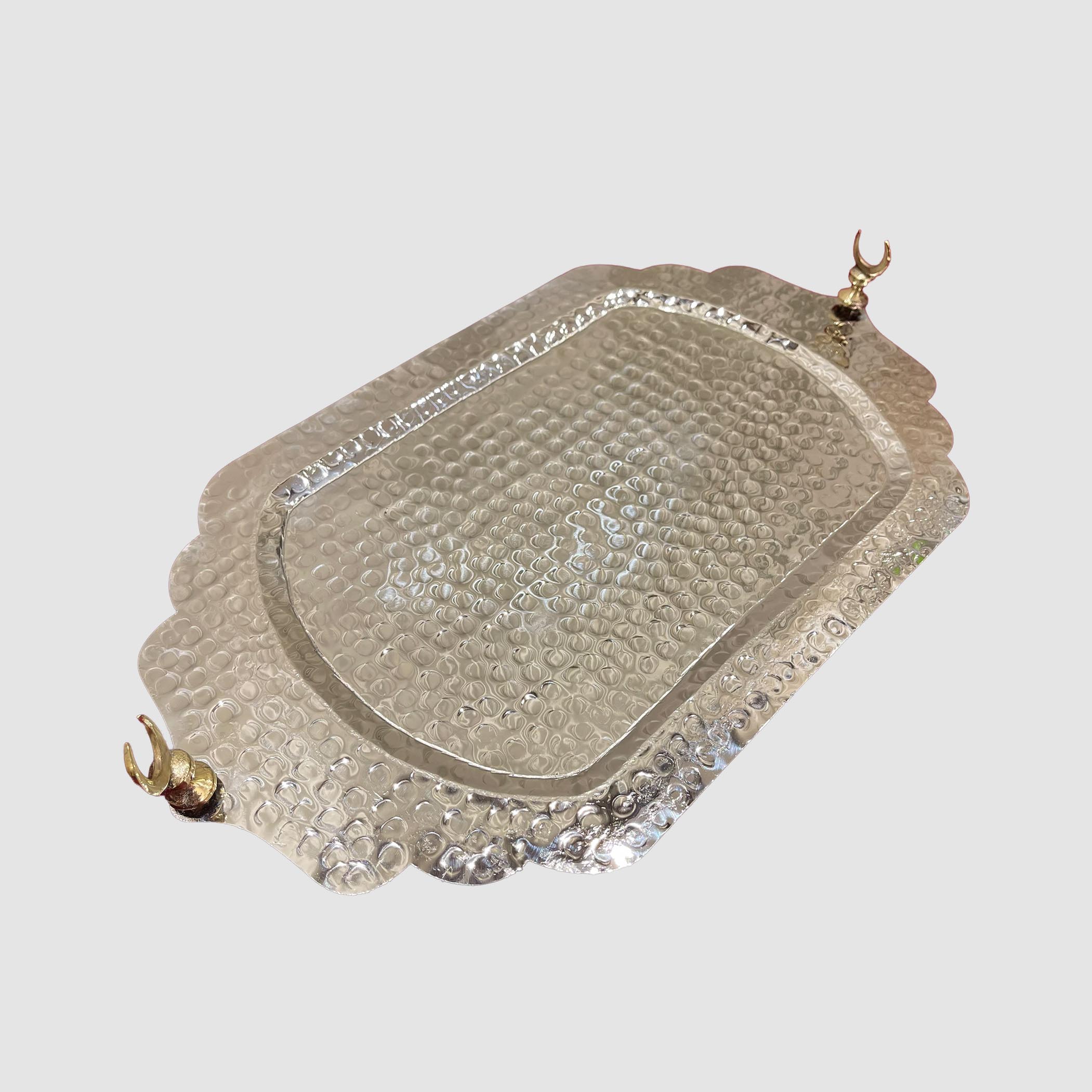 Ramadan Islamic Stainless Steel Serving Dish