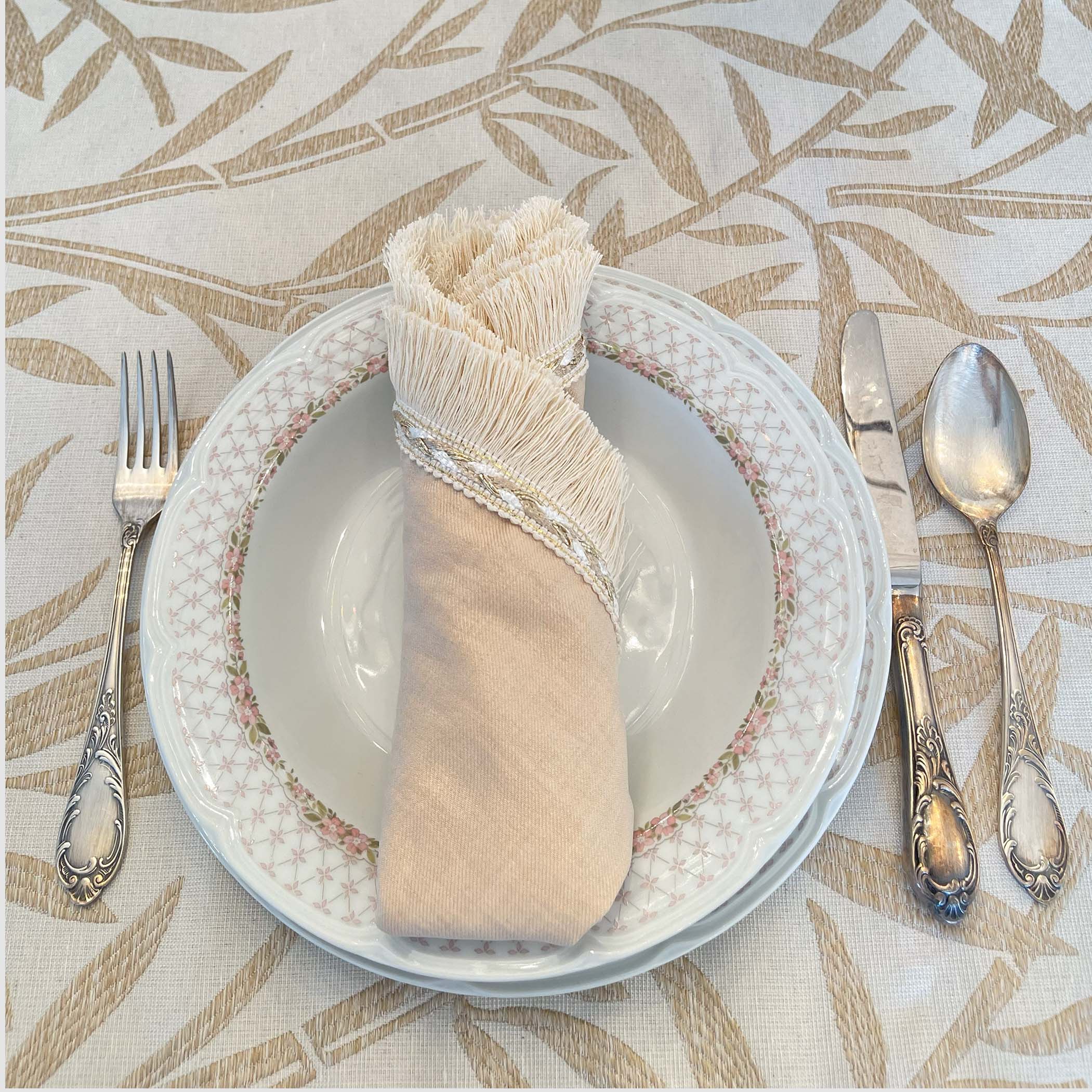 Linen Napkin with fringes