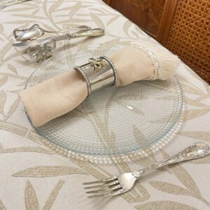Linen Napkin with fringes - Image 2