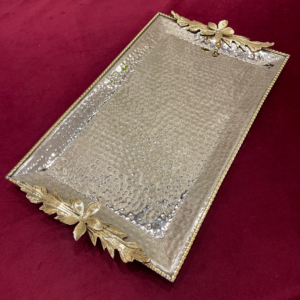 Rectangle Serving Tray with leaves
