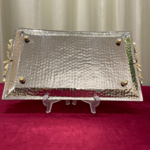Rectangle Serving Tray with leaves - Image 4
