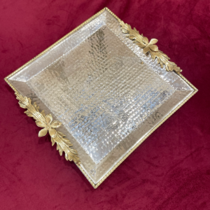 Square Serving Dish With Leaves - Image 5