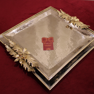 Square Serving Dish With Leaves - Image 7