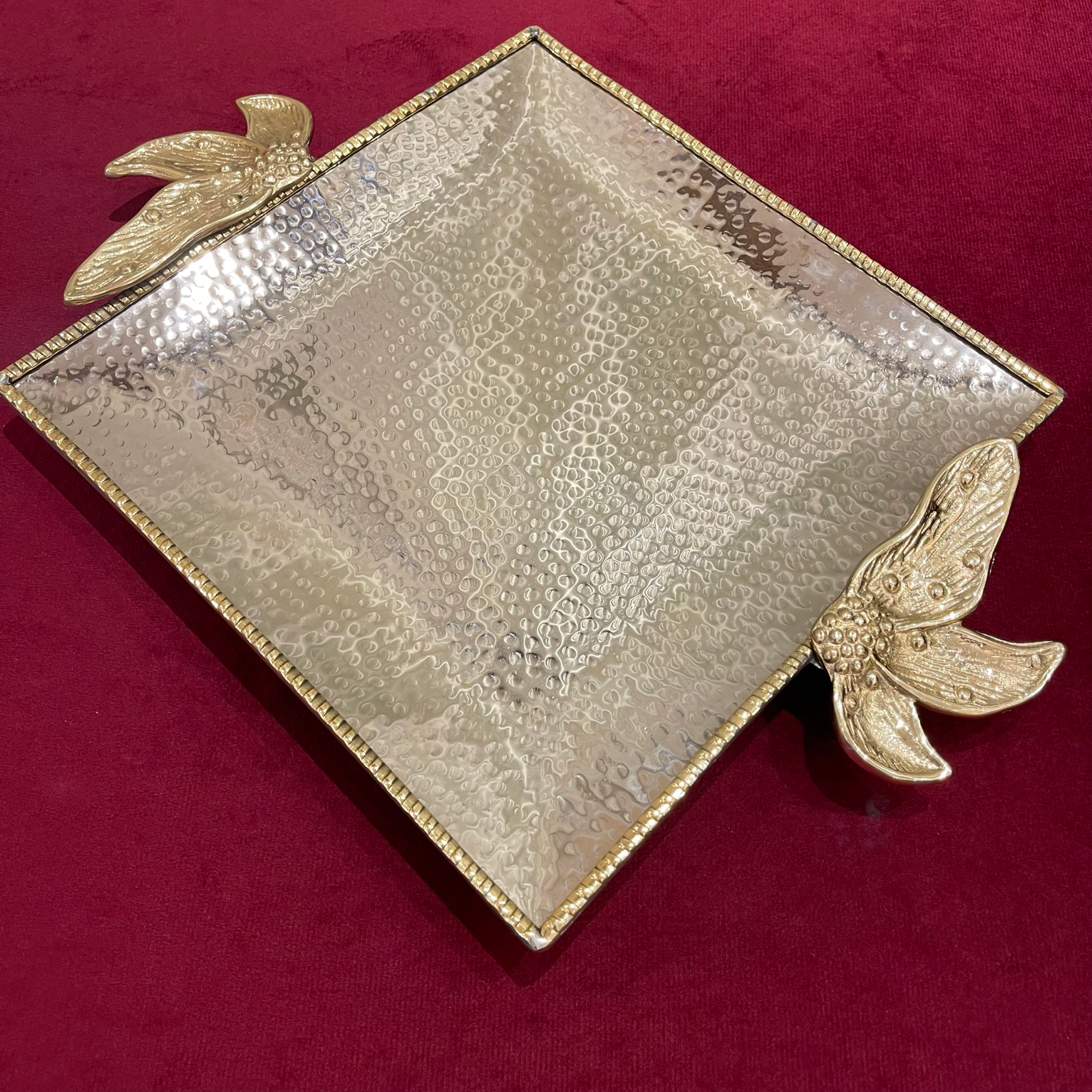 Ashleaf Deep Serving Dish - Copper Line