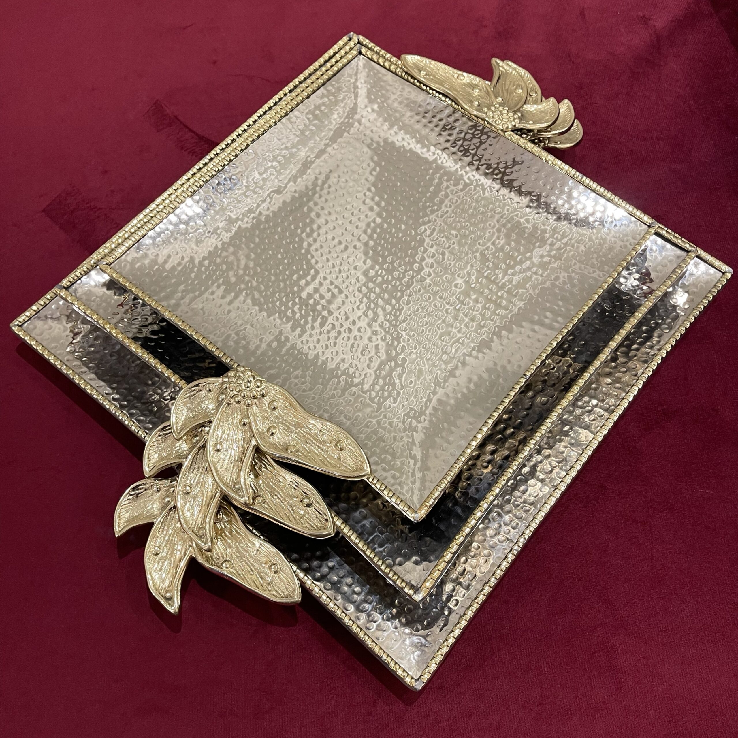 Ashleaf Deep Serving Dish - Copper Line